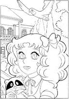 coloriage candy et capucin